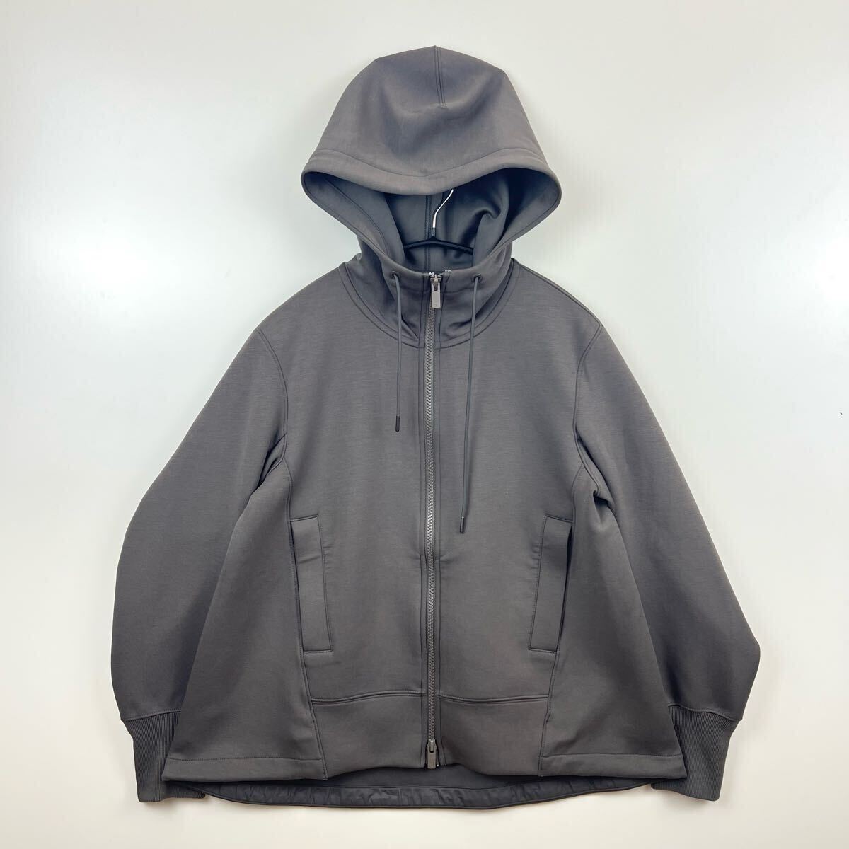 UNIQLO+J double zip sweat hoodie S dry ユニクロ プラスジェイ ジルサンダー ダブルジップ パーカー フーディー ドライ スウェット 無地 拍卖