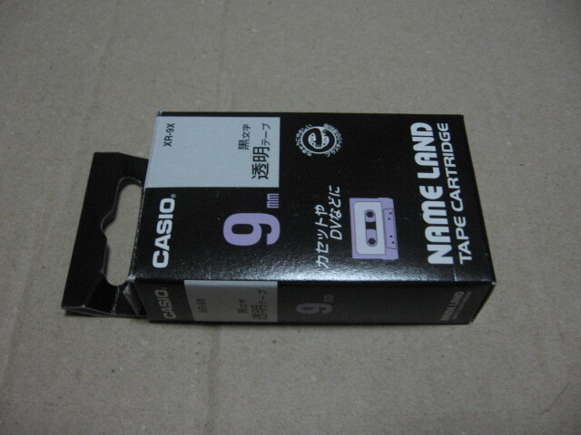 CASIO カシオ ネームランド テープ 9mm XR-9X (MADE IN CHINA)拍卖