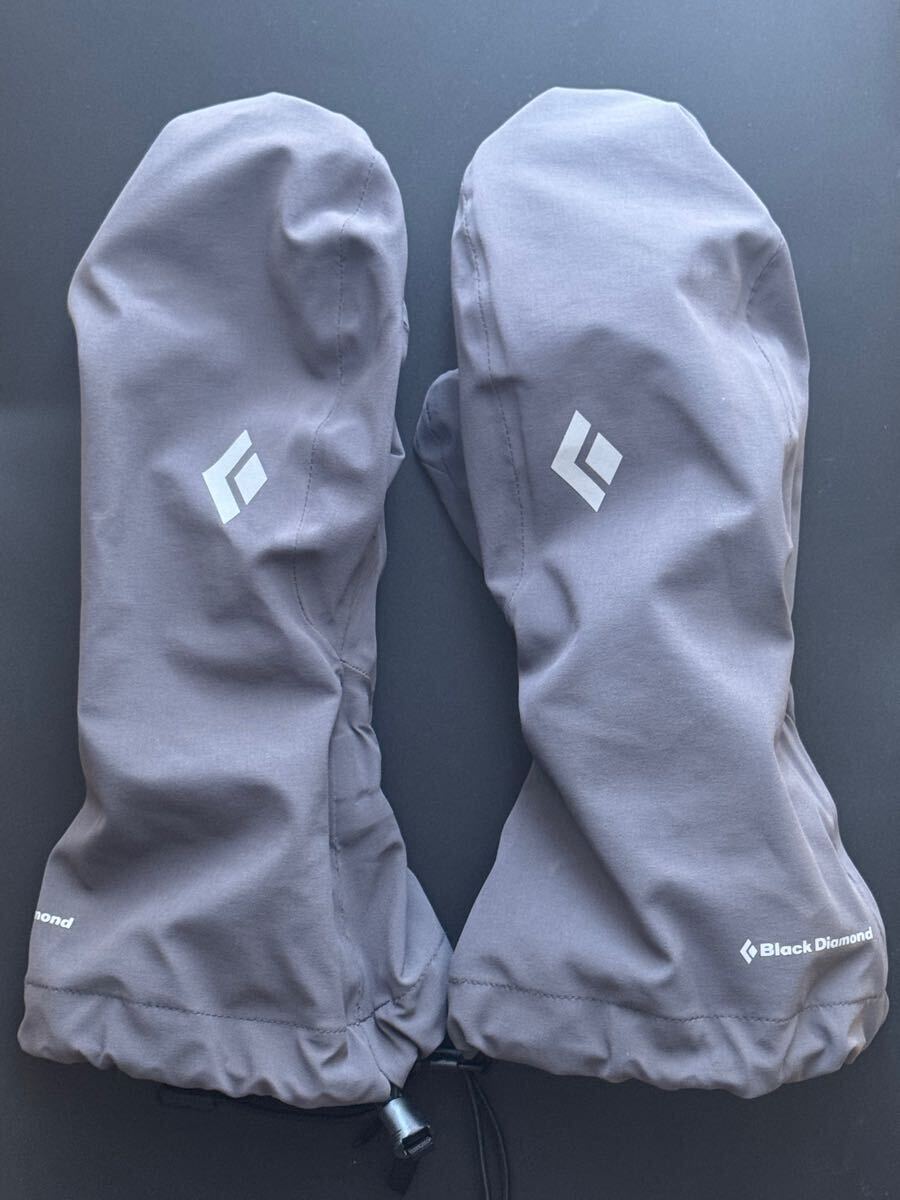 ブラックダイヤモンド グローブ ウォータープルーフ オーバーミット スモーク ※自転車通勤で一回使用拍卖