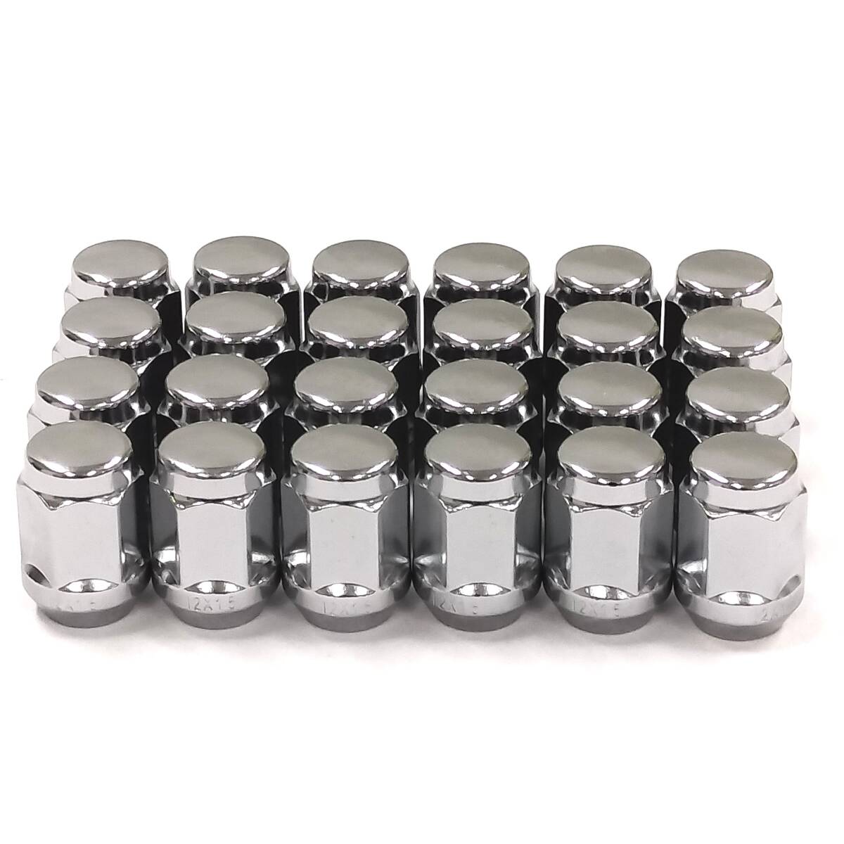 ホイールナット M12 x P1.5 21HEX 35mm メッキ つば付き 袋タイプ 24個セット 新品 トヨタ ホンダ マツダ ミツビシ ダイハツ 03-1215021-拍卖