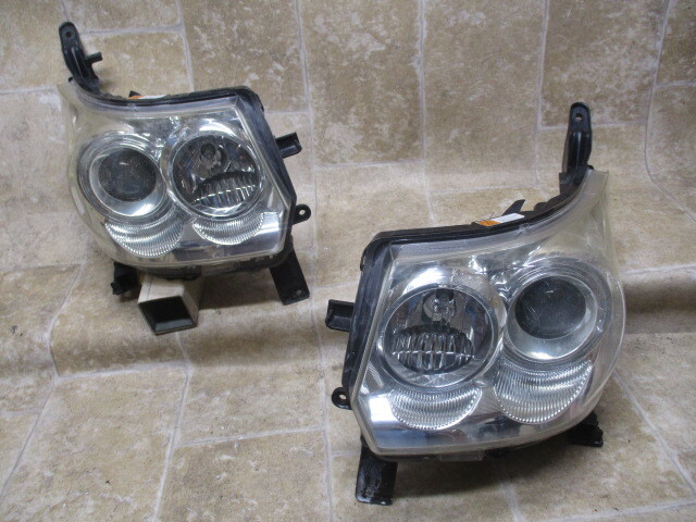 J9/ L175S/L185S ムーヴ カスタム後期 純正HIDヘッドライト左右 KOITO 100-51990拍卖