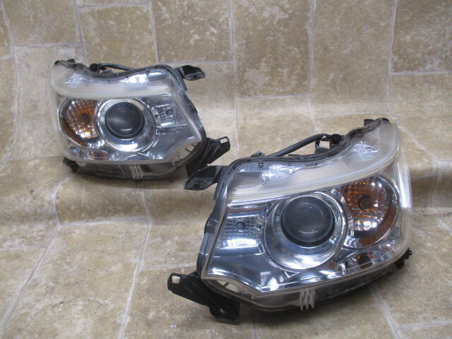 J9/ MH34S/MH44SワゴンRスティングレー純正HIDヘッドライト左右③ KOITO 100-59271拍卖