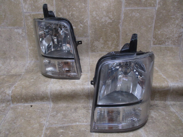 J9/ DA64V/DG64V/DG64V エブリィ バン 純正ヘッドライト左右② LE04G6129/LE04H6129拍卖