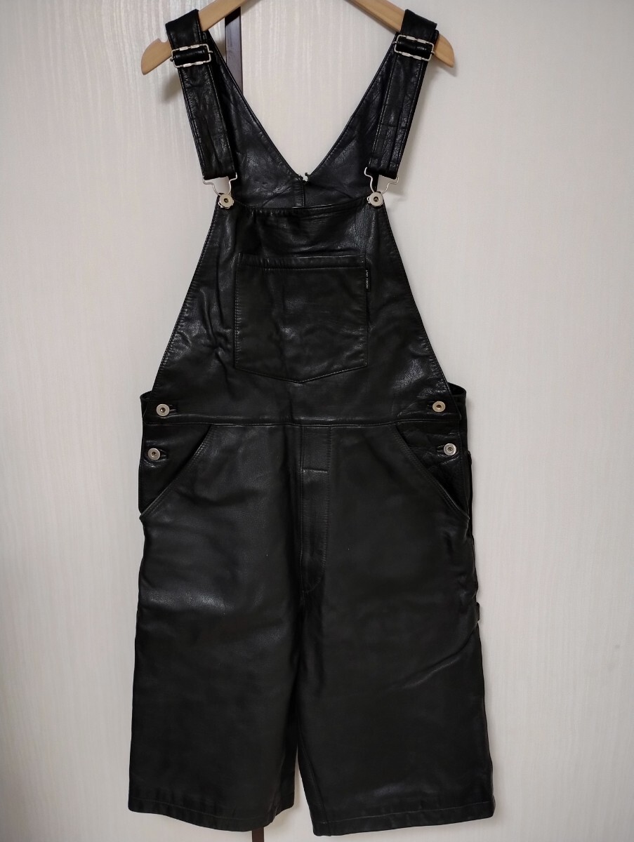 90s insideout レザーオーバーオール インサイドアウト拍卖