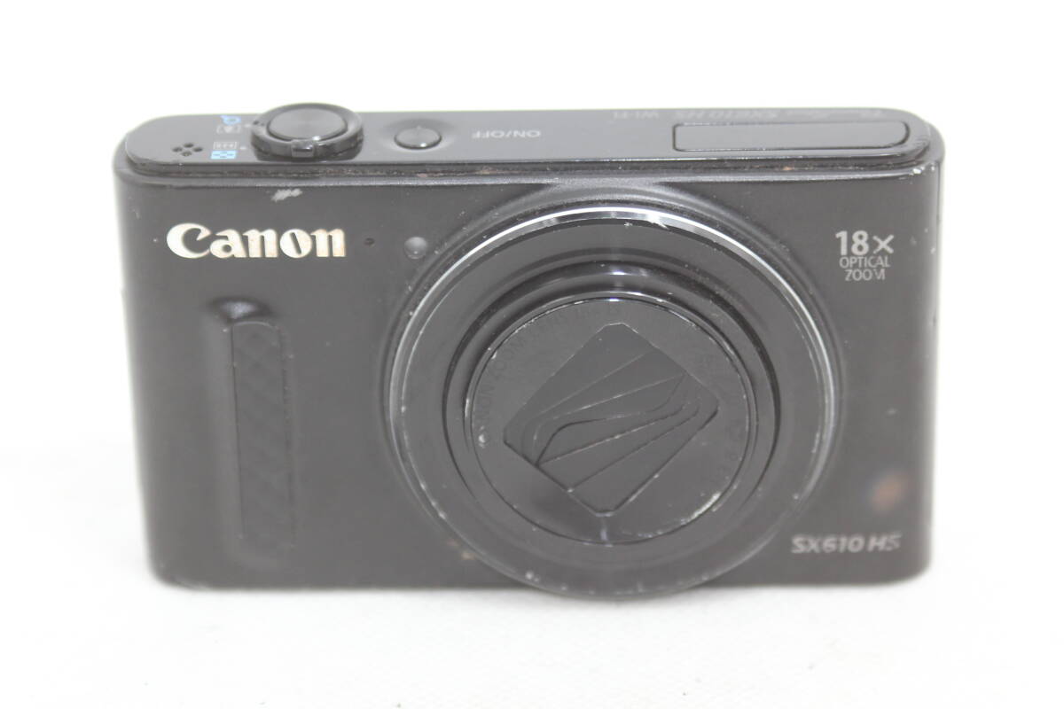 ア-1736:Canon デジタルカメラ PowerShot SX610 HS ブラック 光学18倍ズーム PSSX610HS(BK)拍卖