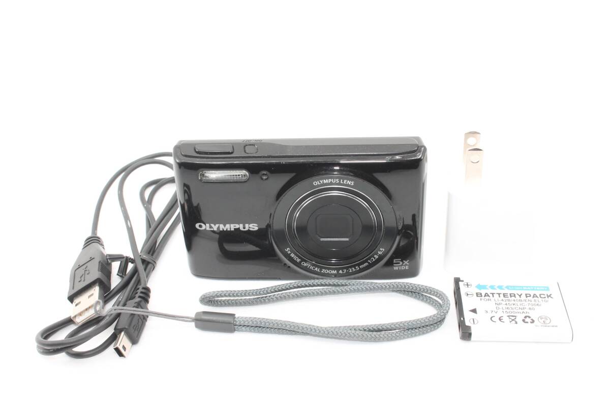 【20250529-010】オリンパス コンパクトデジタルカメラ STYLUS VGー180 ブラック拍卖