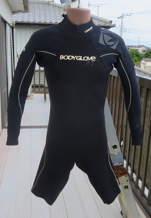 ウエットスーツ☆BODY GLOVE☆2/3mmロンスプ メンズM 165-170cm/55-60kg拍卖