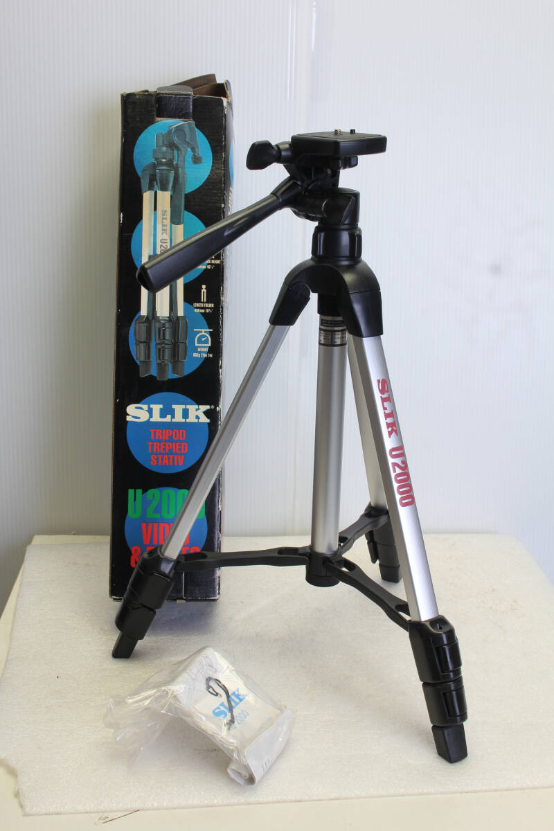 送料無料。美品。スリック SLIK U2000 カメラ用 三脚 管理chiyo拍卖