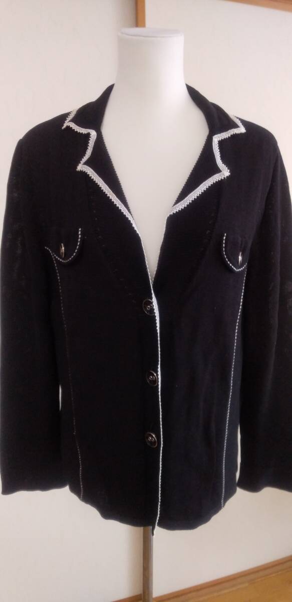 美品 レリアン サマージャケット 13+ ブラック拍卖