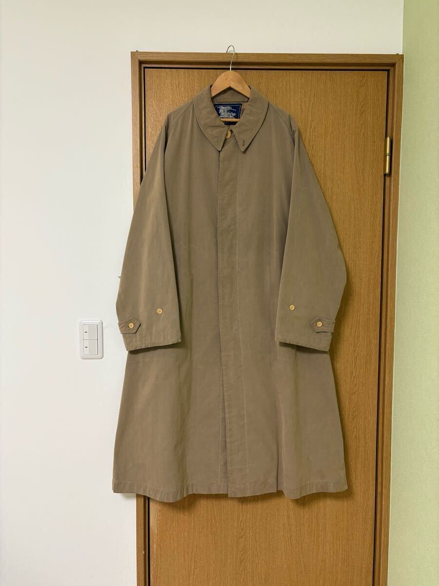 【special】良コンディション 40s BURBERRYS PARIS 一枚袖 ステンカラーコート フランス製 バーバリー French vintage バルカラーコート 拍卖