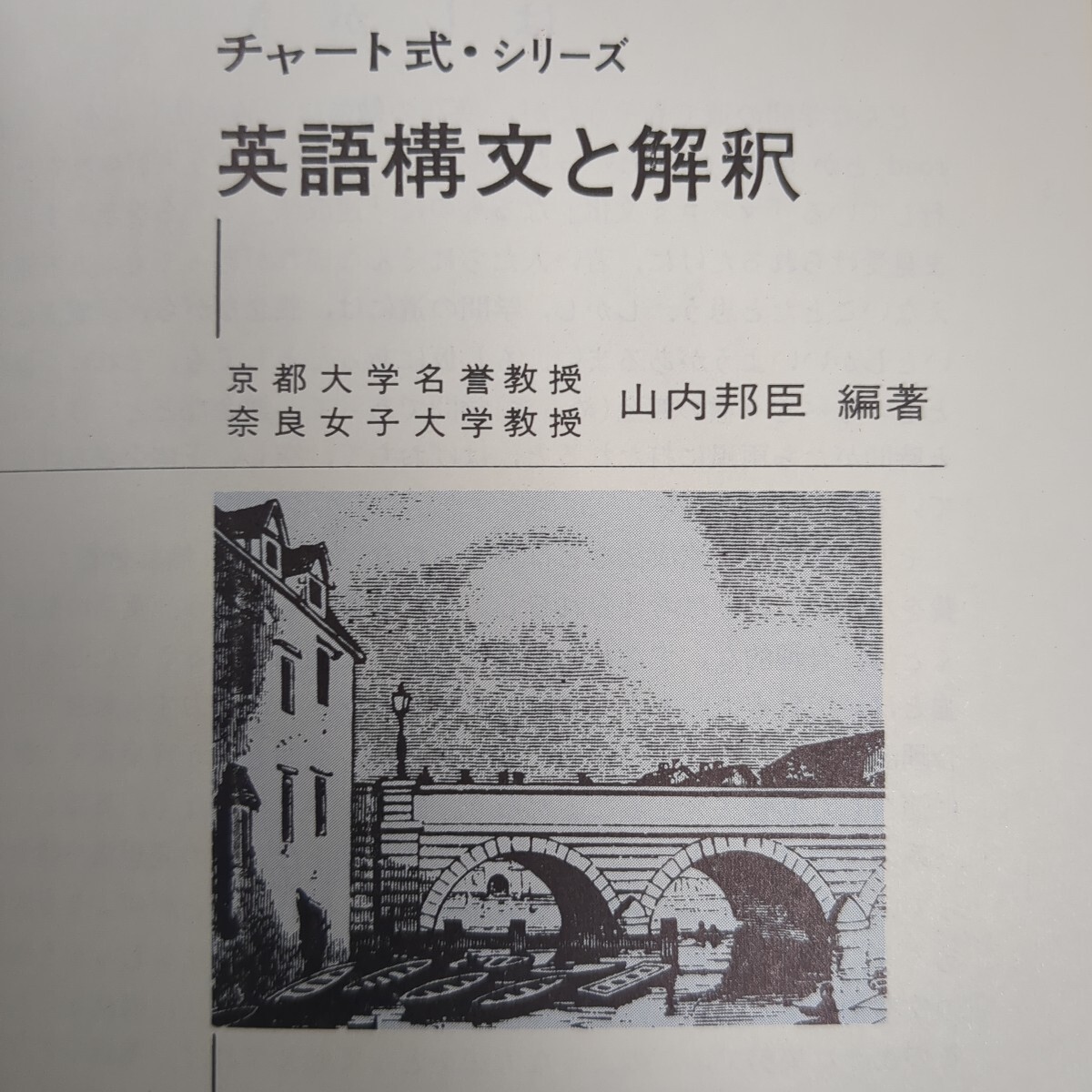 917)山内邦臣『チャート式シリーズ英語構文と解釈』第5刷 数研出版 英文解釈 問題集 尾形敏彦 岡本庄三郎 酒井健三 薬師川虹一 山川瑞明拍卖