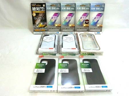 エレコム アイフォン iPhone 液晶保護フィルム ケース まとめ売り おまとめ 計11点セット 経年保管 未使用未開封品 ■拍卖
