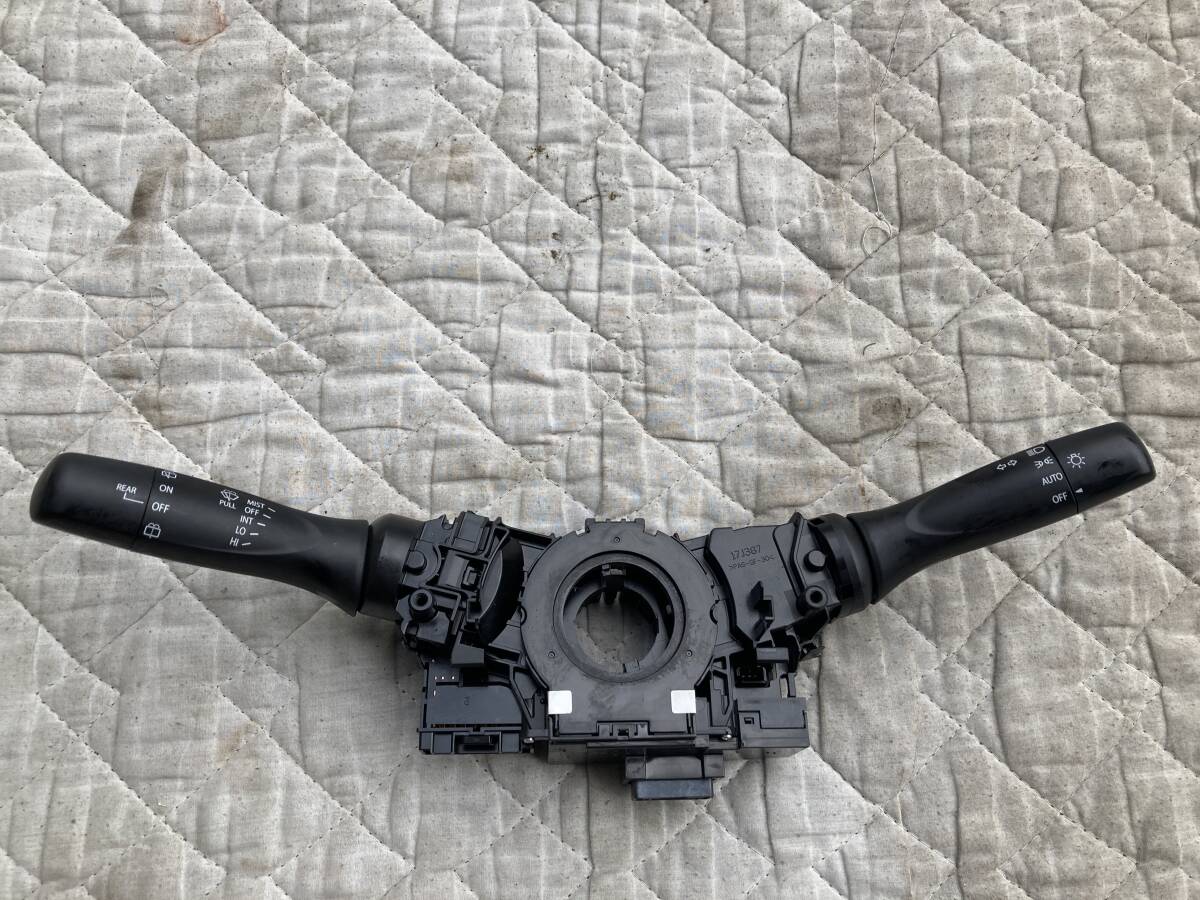 ★スズキ ラパン★DBA-HE33S ヘッドライトスイッチ ワイパースイッチ ディマースイッチ 正常動作品 管23935拍卖