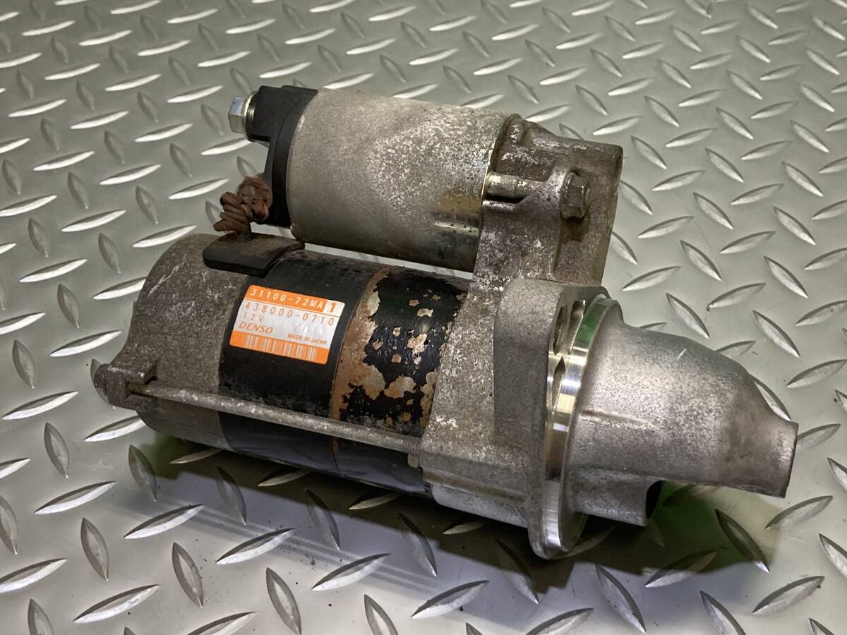 ★スペーシア カスタム★DBA-MK32S 純正 セルモーター セルスターター 正常動作品 管22548拍卖