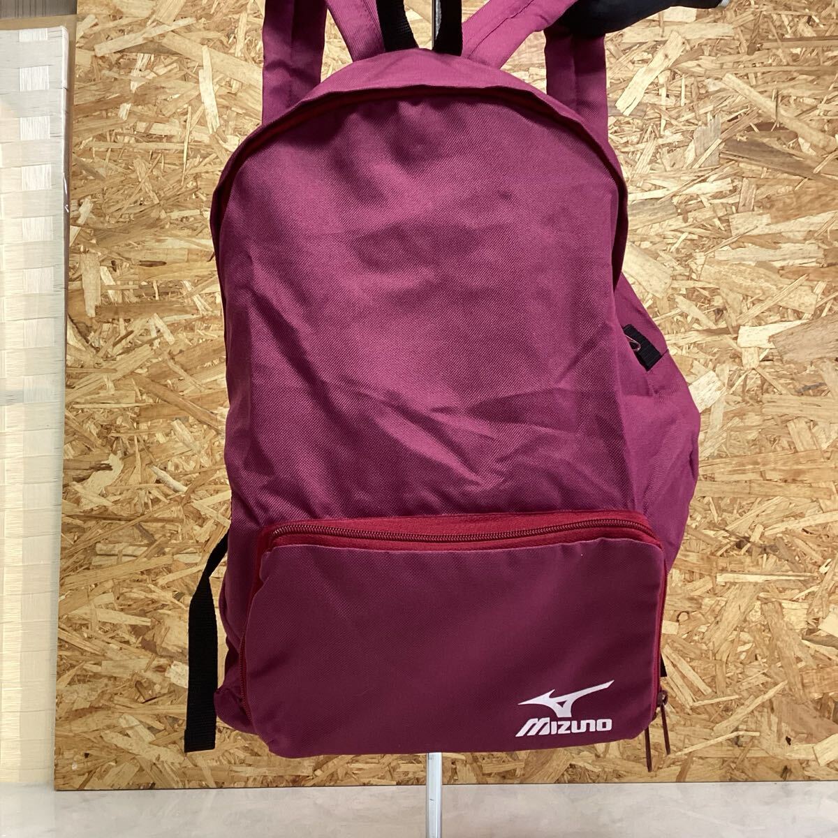 Mizuno ミズノ リュックサック パープル 男女兼用 紫 シンプル (ぬ9)拍卖