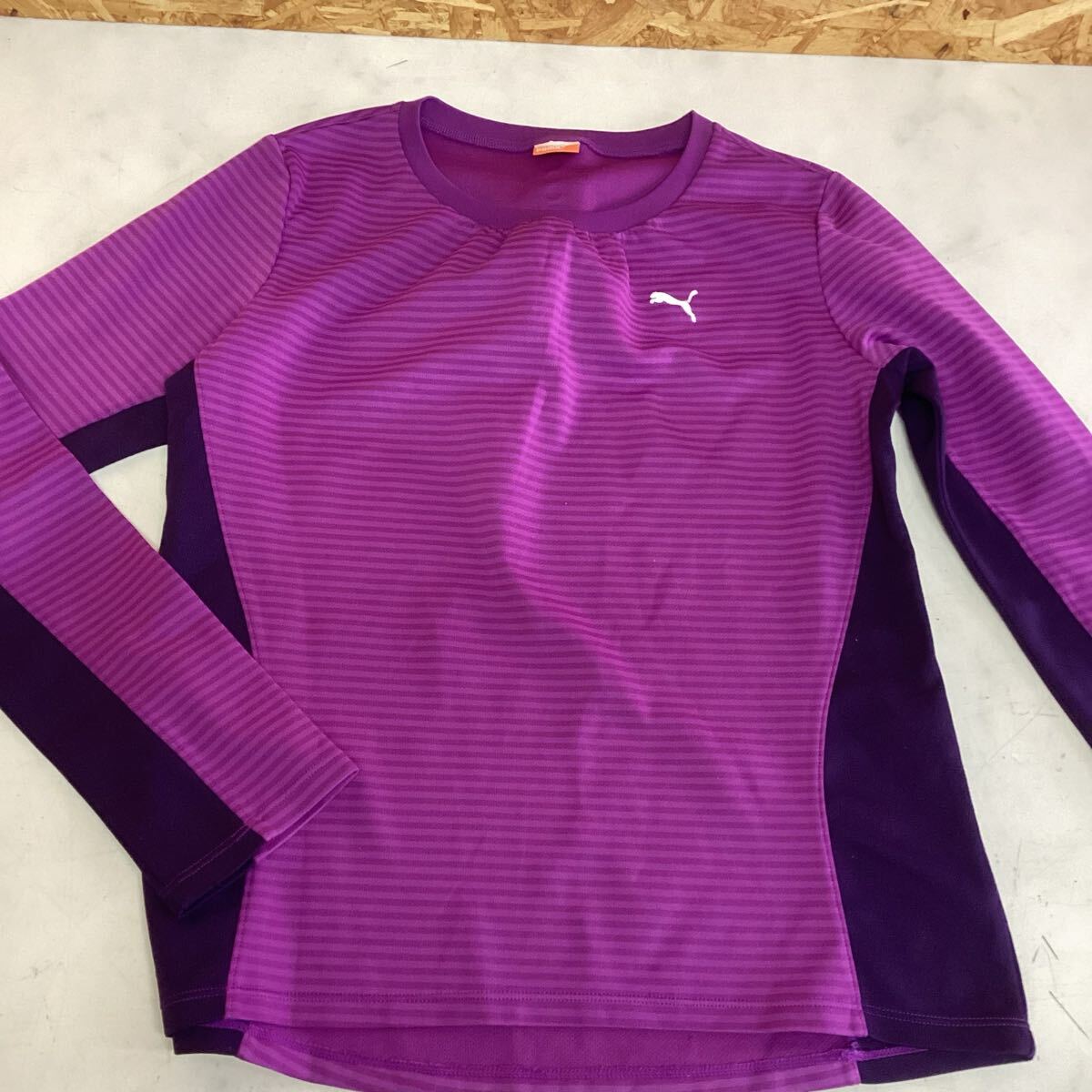 Puma トップス レディース スポーツウェア Sサイズ パープル (ぬ23)拍卖
