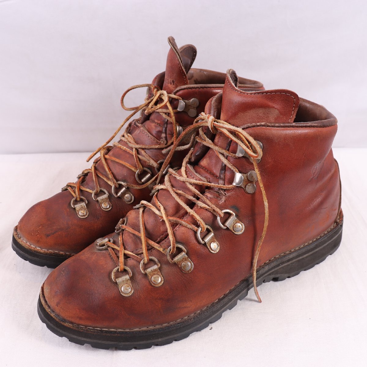 ダナー US 9 1/2 D / ~27.5cm 位 マウンテンブーツ 3052 トレッキングブーツ 茶系 ブラウントレッキング メンズ 中古 eb1776拍卖