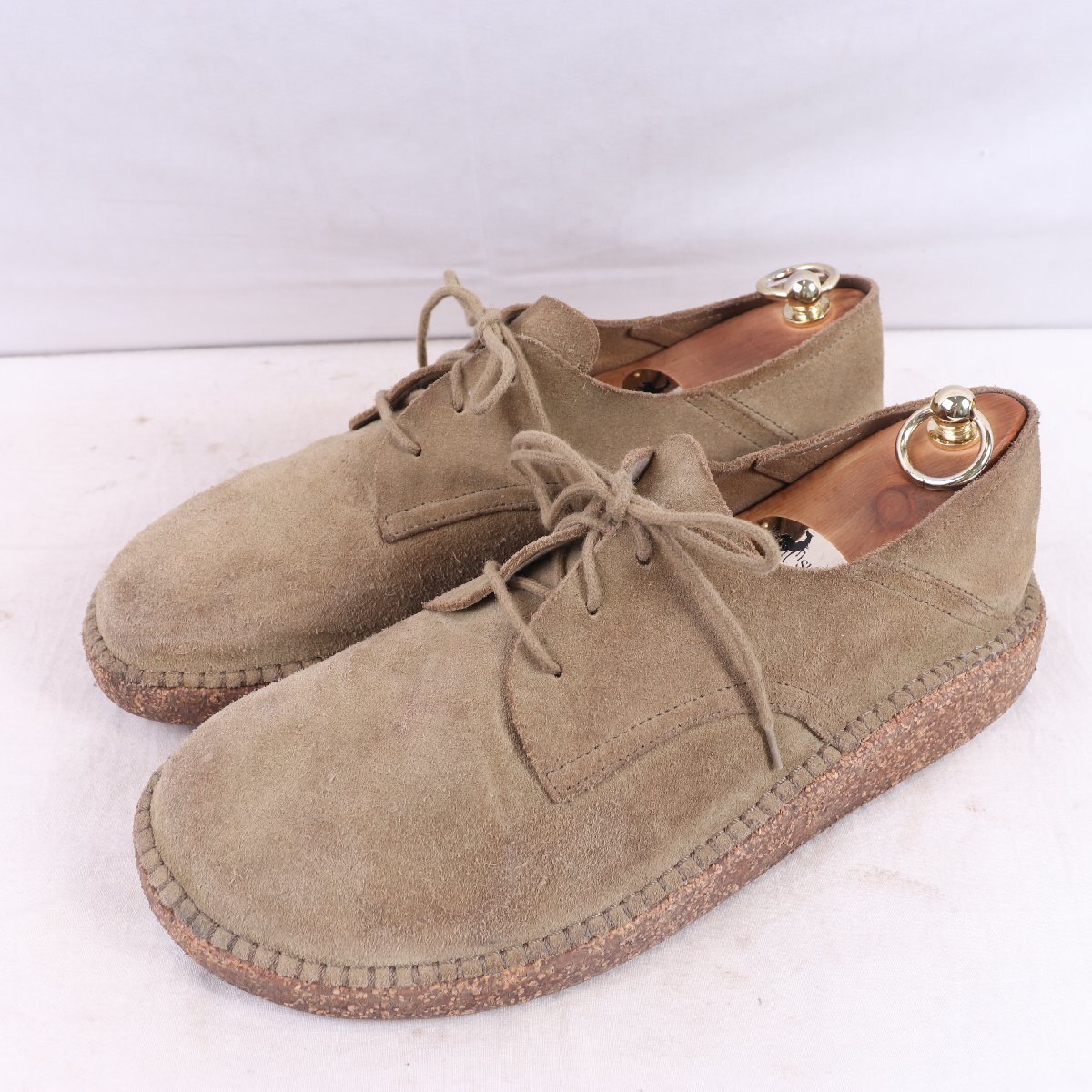 ビルケンシュトック 28.0cm/43 ノーマル幅 ポルトガル製 スエード シューズ ベージュ ゲーリー GARY メンズ BIRKENSTOCK 中古 古着 bk1996拍卖