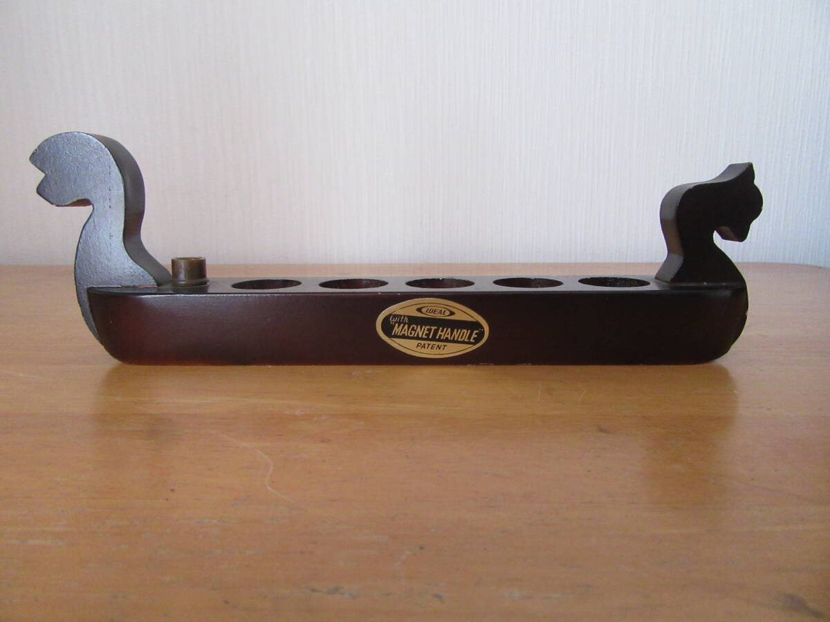 ★IDEAL マグネットハンドル PATENT★台座★置物 飾り★ヴィンテージ★インテリア★昭和レトロ★工芸品☆おしゃれ☆拍卖