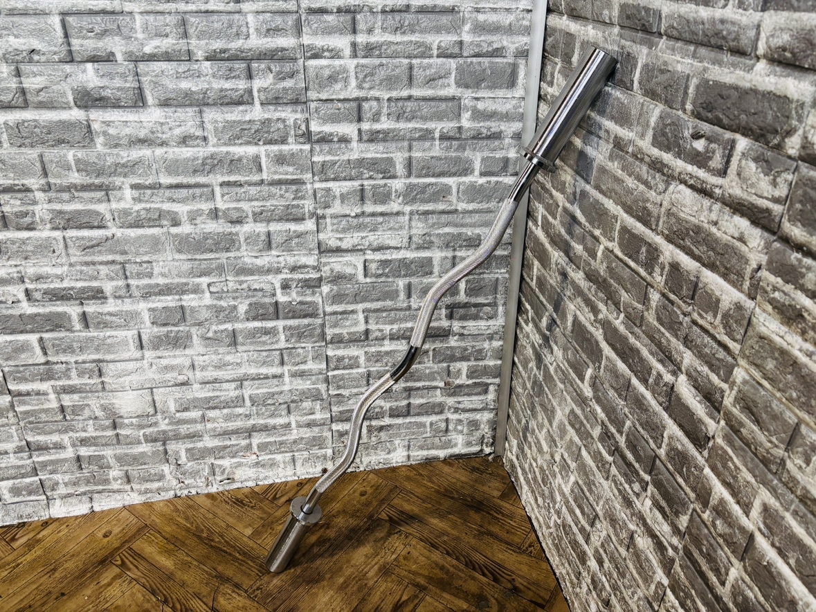 無メーカー オリンピックEZバー 全長120cm 筋トレ トレーニング 穴径50mm「20627」拍卖