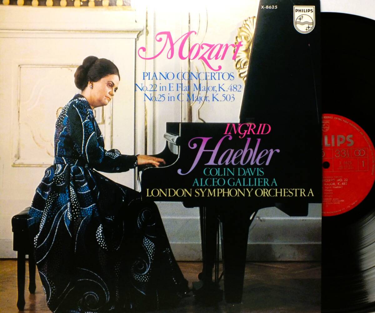 LP X 8625 【ピアノ】イングリット・ヘブラー モーツァルト ピアノ協奏曲 第22番 第25番 【8商品以上同梱で送料無料】2505拍卖