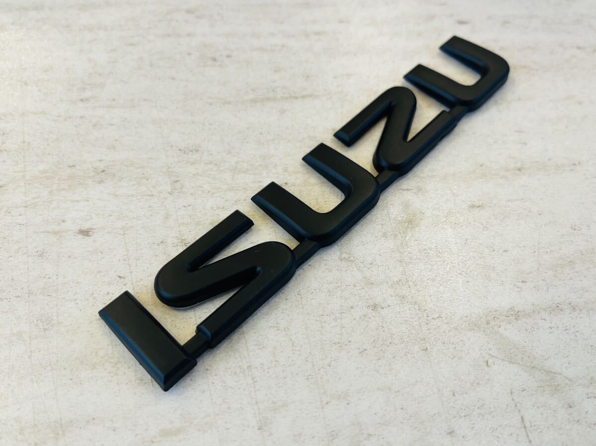 ISUZU マットブラック エンブレム いすゞ イスズ トラック デコトラ カスタム 新品 未使用拍卖