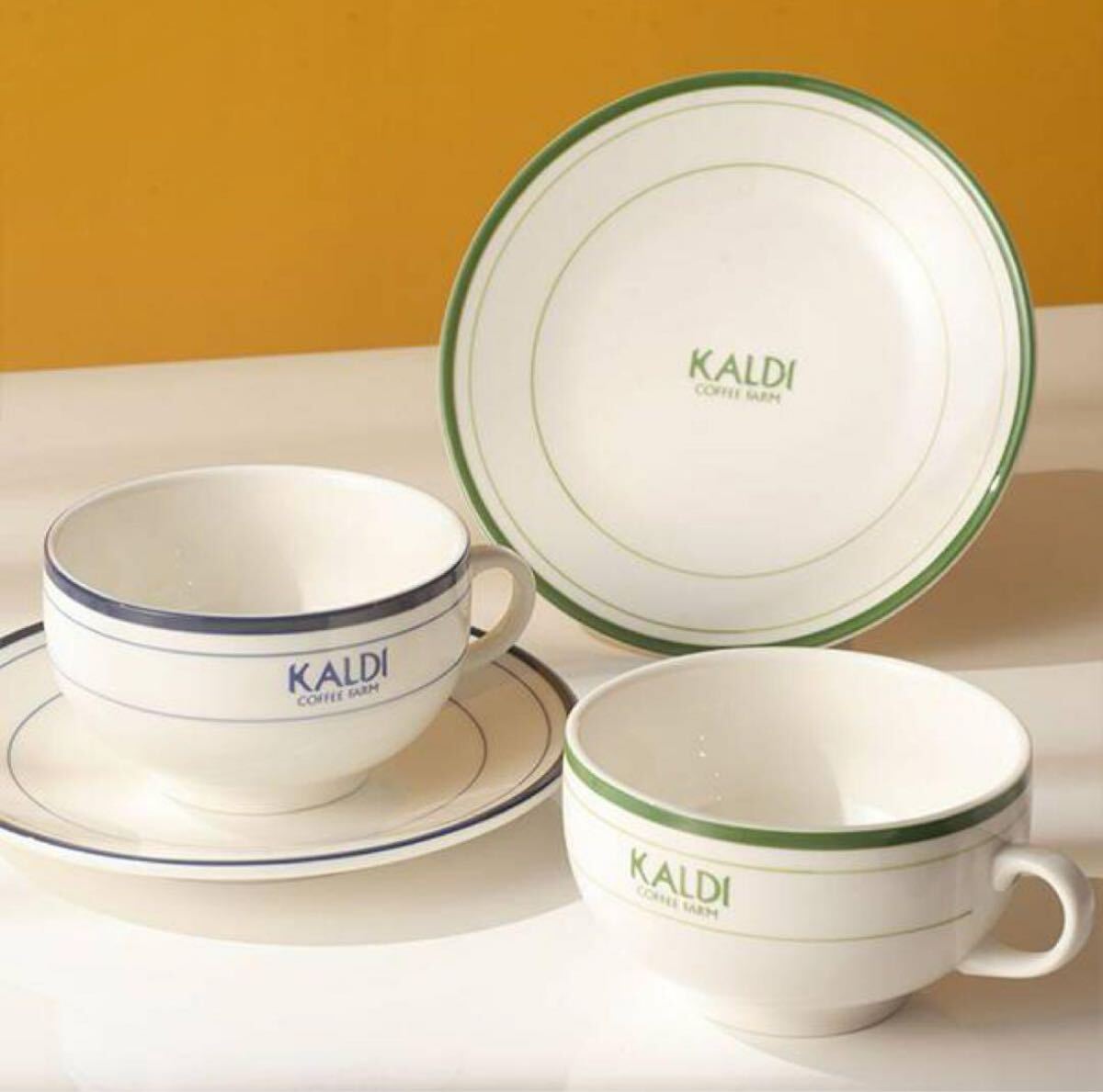 カルディ レトロアメリカン デザイン マグとディッシュセット拍卖