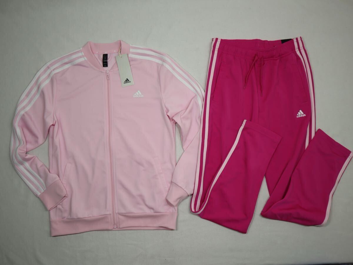 アディダス(adidas)(キッズ)キッズ ガールズ ジャージ 上下セット スリーストライプス ECG94-IC0113 ジュニア160拍卖