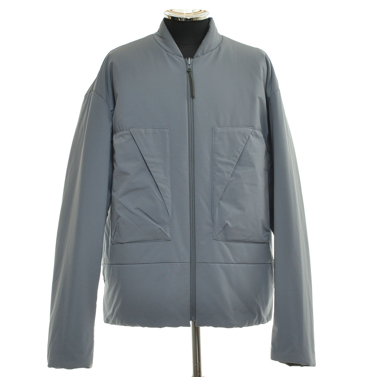 ●547908 CURLY カーリー ●リバーシブルジップブルゾン REVERSIBLE PADDED ZIP-UP BLOUSON 223-36102 サイズ3 22AW 定価44,000円 メンズ拍卖
