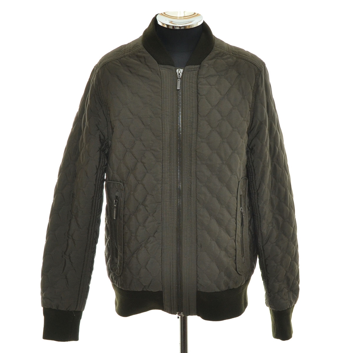 〇548284 H&M エイチアンドエム エイチ&エム ○キルティングジャケット サイズ50(EUR) メンズ グリーン拍卖