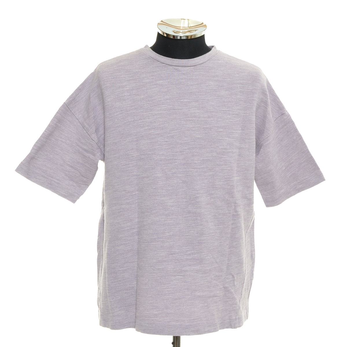 〇547523 nano universe ナノユニバース ○半袖 Tシャツ NUW91CSS016PH サイズS メンズ ライトパープル拍卖