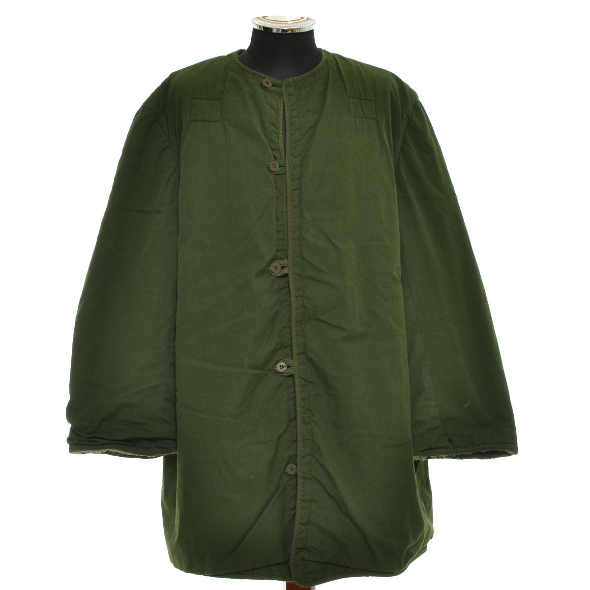 ●547171 MILITARY ミリタリー ●スウェーデン軍 裏ボアジャケット サイズC50 メンズ グリーン拍卖