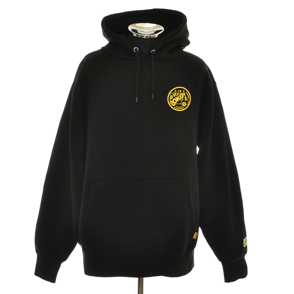 ●547299 FR2 ●スウェットパーカー DOKO? Over 100,000km サイズL メンズ ブラック拍卖