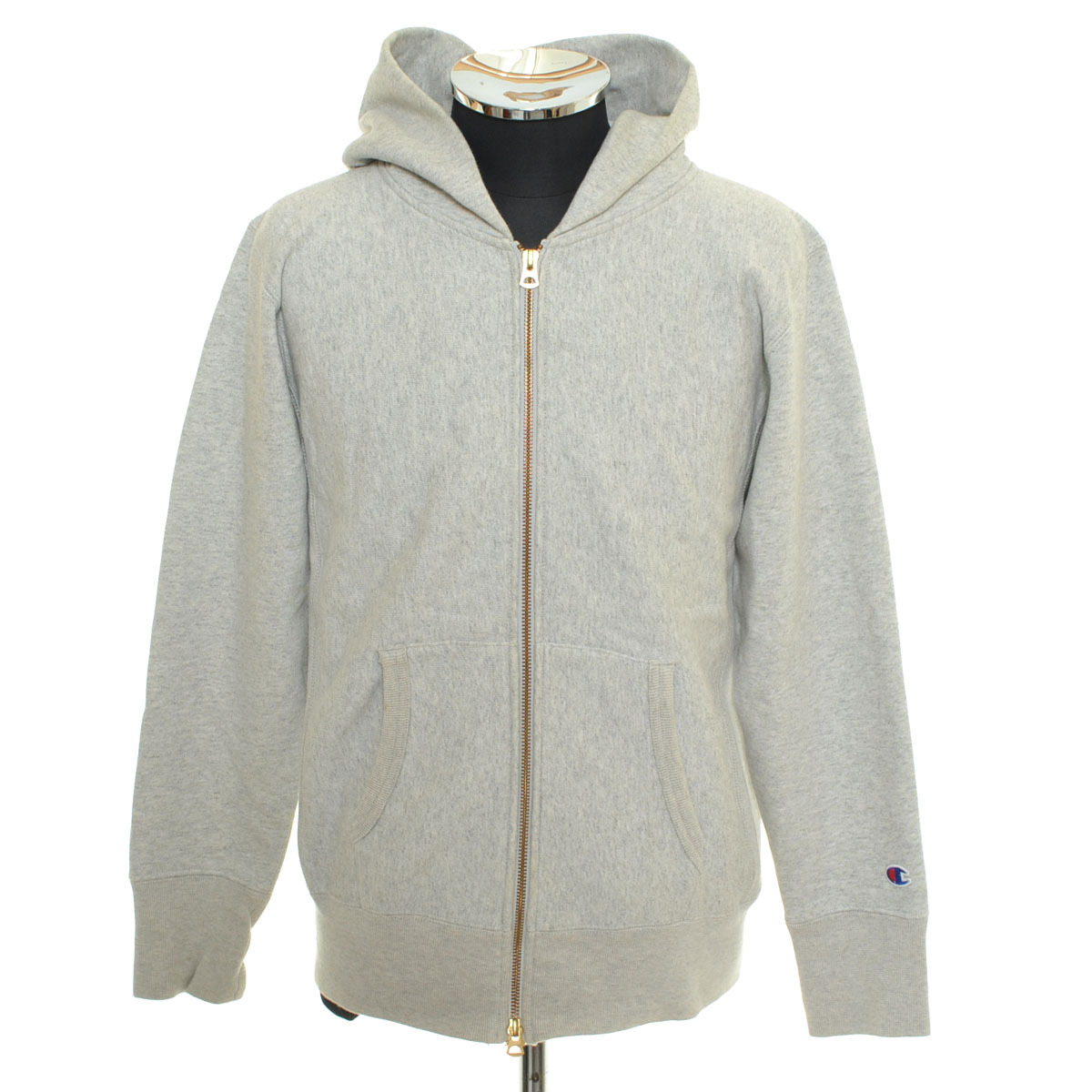 〇545890 Champion チャンピオン ○スウェットパーカー Reverse Weave CSS5112 サイズM メンズ グレー拍卖