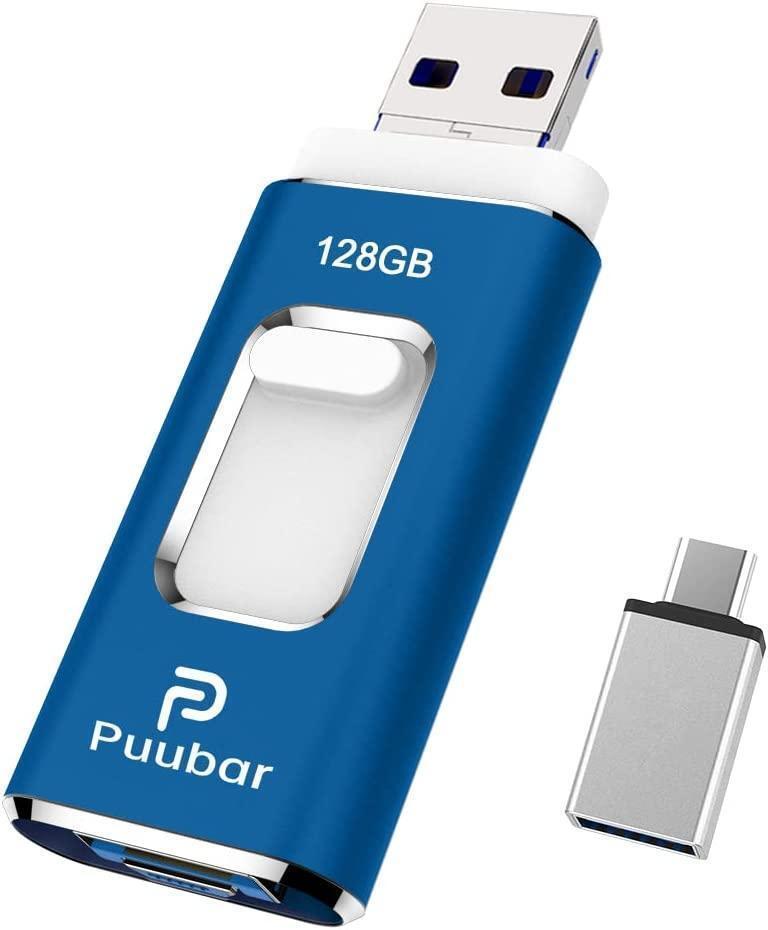 128GB USBメモリ4in1フラッシュドライブ PC/Android/IOS対応拍卖