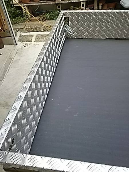 特価品 アルミシマ板製 軽トラック用 アオリ コ型フルカバー拍卖