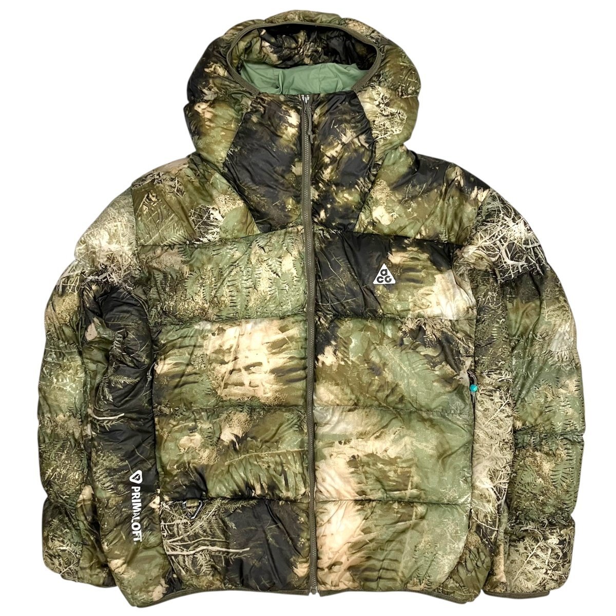 NIKE ACG ナイキ エーシージー LUNAR LAKE CAPS ダウンジャケット FB8122-386 Lサイズ グリーン系 メンズ【中古】拍卖