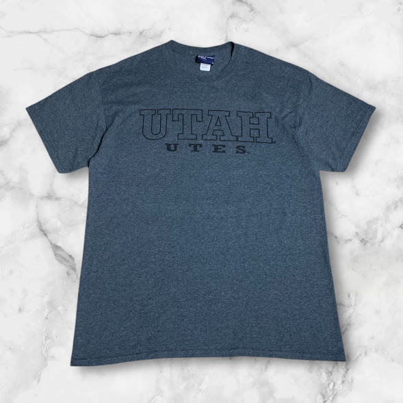 ★90's MV SPORT カレッジ UTAH Tシャツ Lサイズ ユタ大学 NCAA ユタ・ユーツ拍卖