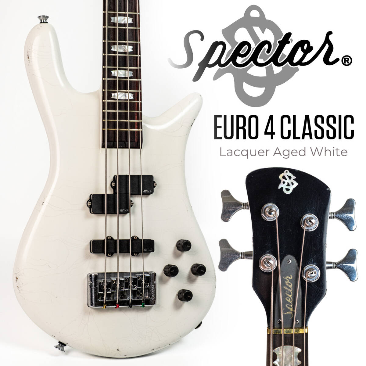 Spector EURO 4 CLASSIC Lacquer Aged White 3.71kg拍卖