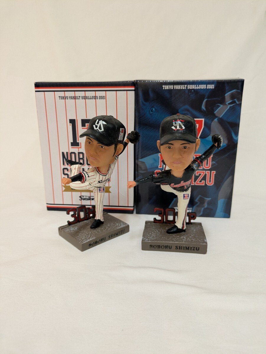 ヤクルト 清水昇 スワローズ ボブルヘッド フィギュア 野球  BOBBLEHEAD NPB セット拍卖