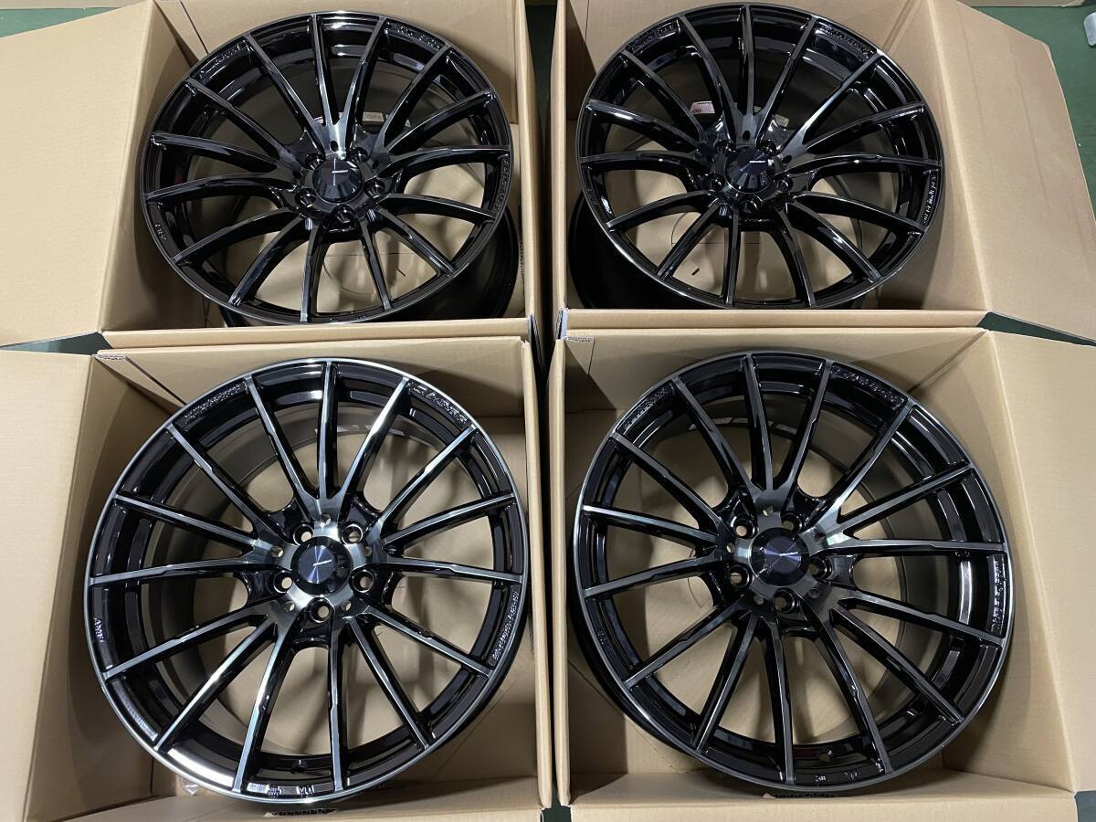 新品 WEDS ウェッズスポーツ SA35R 18x9.5+38 5/114.3 WBC WRX STI VAB 6ポット車も対応 WRX S4 VAG チューナーサイズ 4本セット 在庫有拍卖