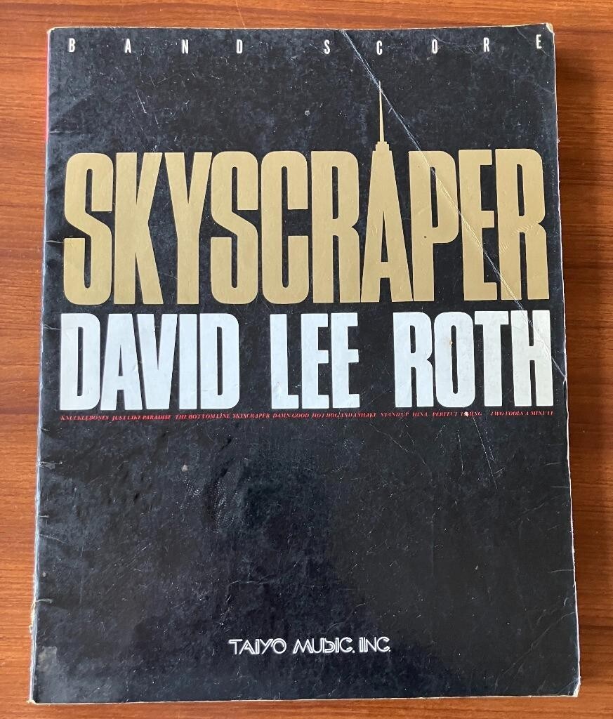 ★ デヴィッドリーロス VAI スカイスクレイパー バンドスコア デイヴィッドリーロス デイヴリーロス デイブリーロス ヴァンヘイレン 楽譜拍卖