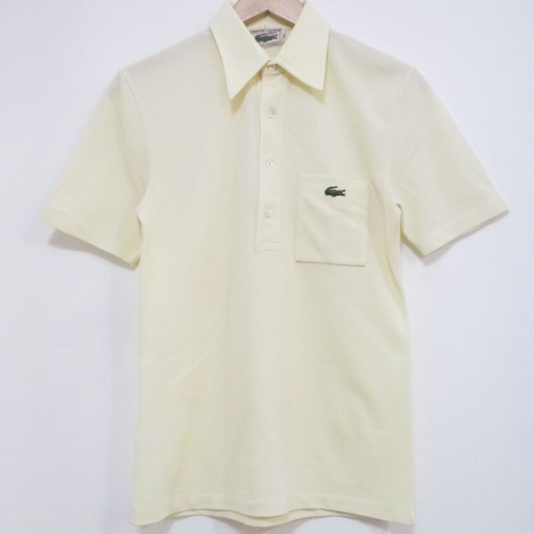 【ラコステ】フランス製◆鹿の子 ポロシャツ フレンチラコ ビンテージ◆3拍卖