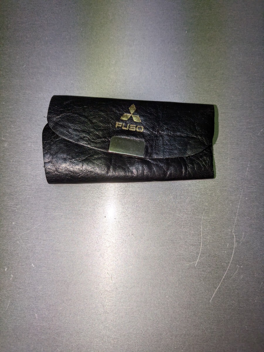 三菱 FUSO レザー キーケース 黒拍卖