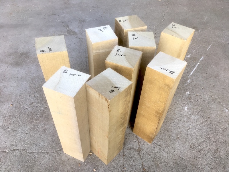 ホオ(朴)彫刻材 No.20220618hoo200拍卖