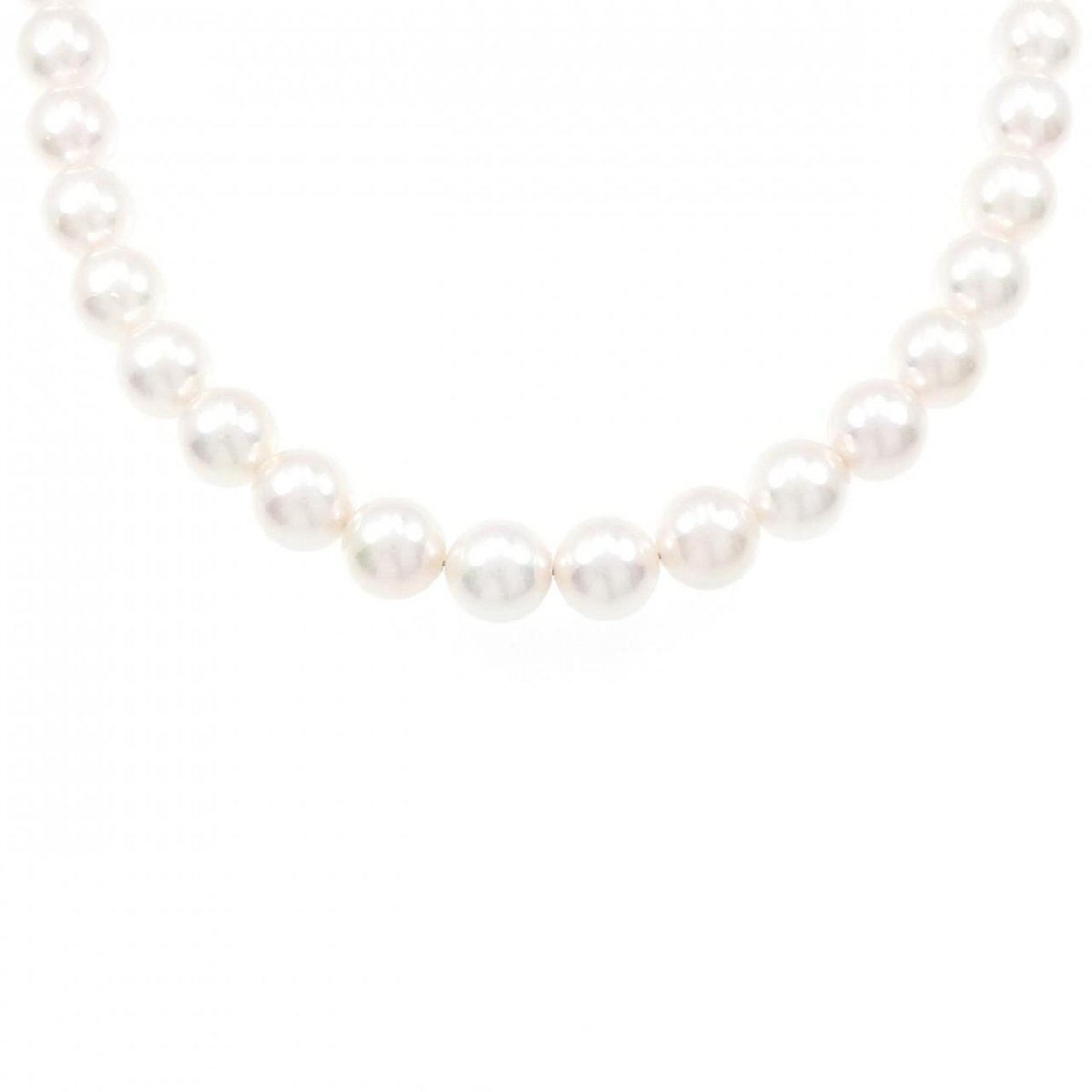 【新品】シルバークラスプ アコヤパール ネックレス 7.5-8mm拍卖