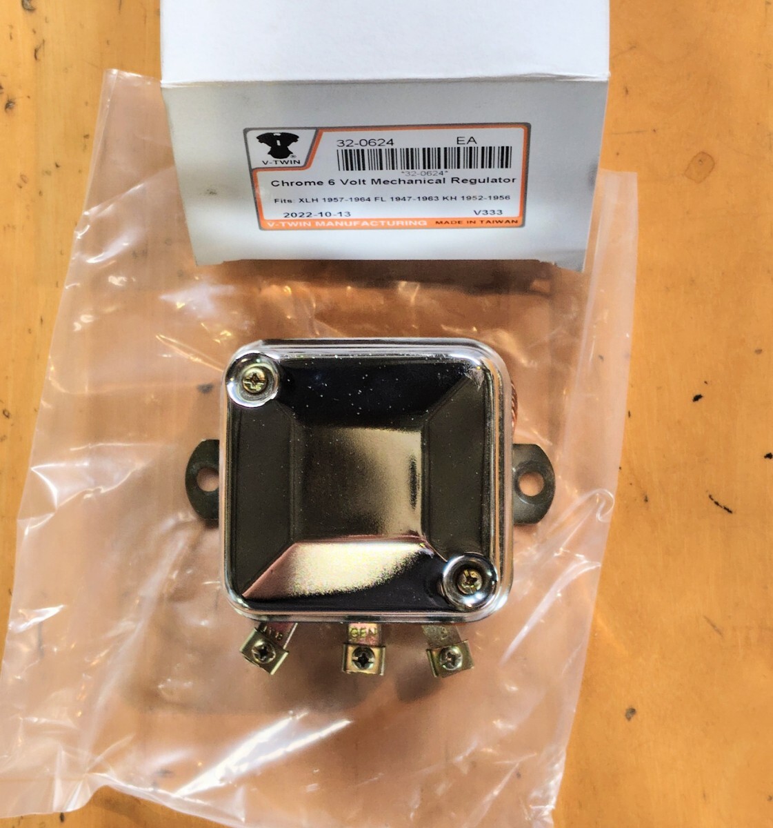 6V メカニカルレギュレータ VT32-0624 パンヘッド アイアン KH 機械式レギュレーター拍卖