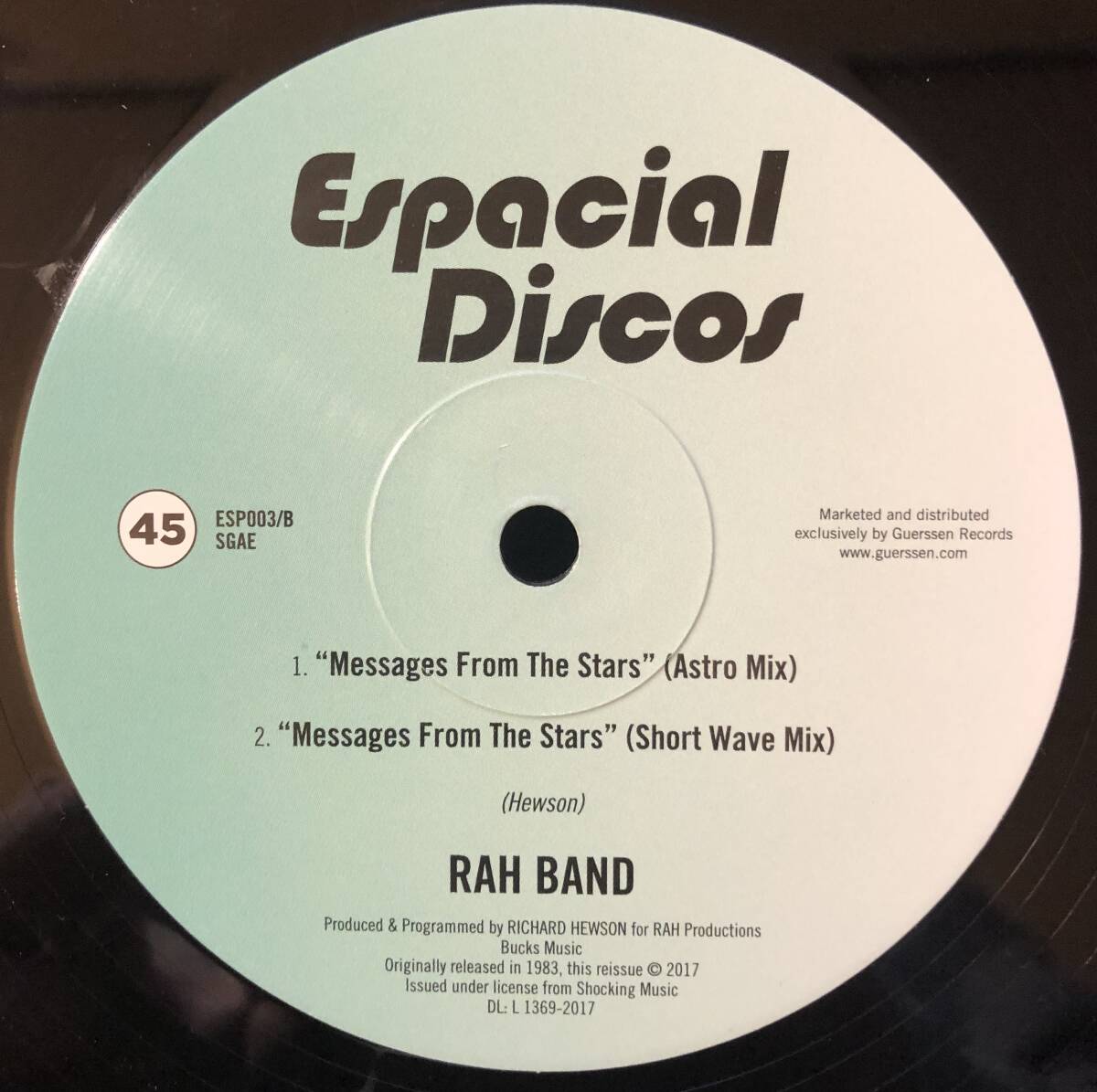 (Spain) RAH Band - Messages From The Stars. 2017, Reissue, Remastered.拍卖