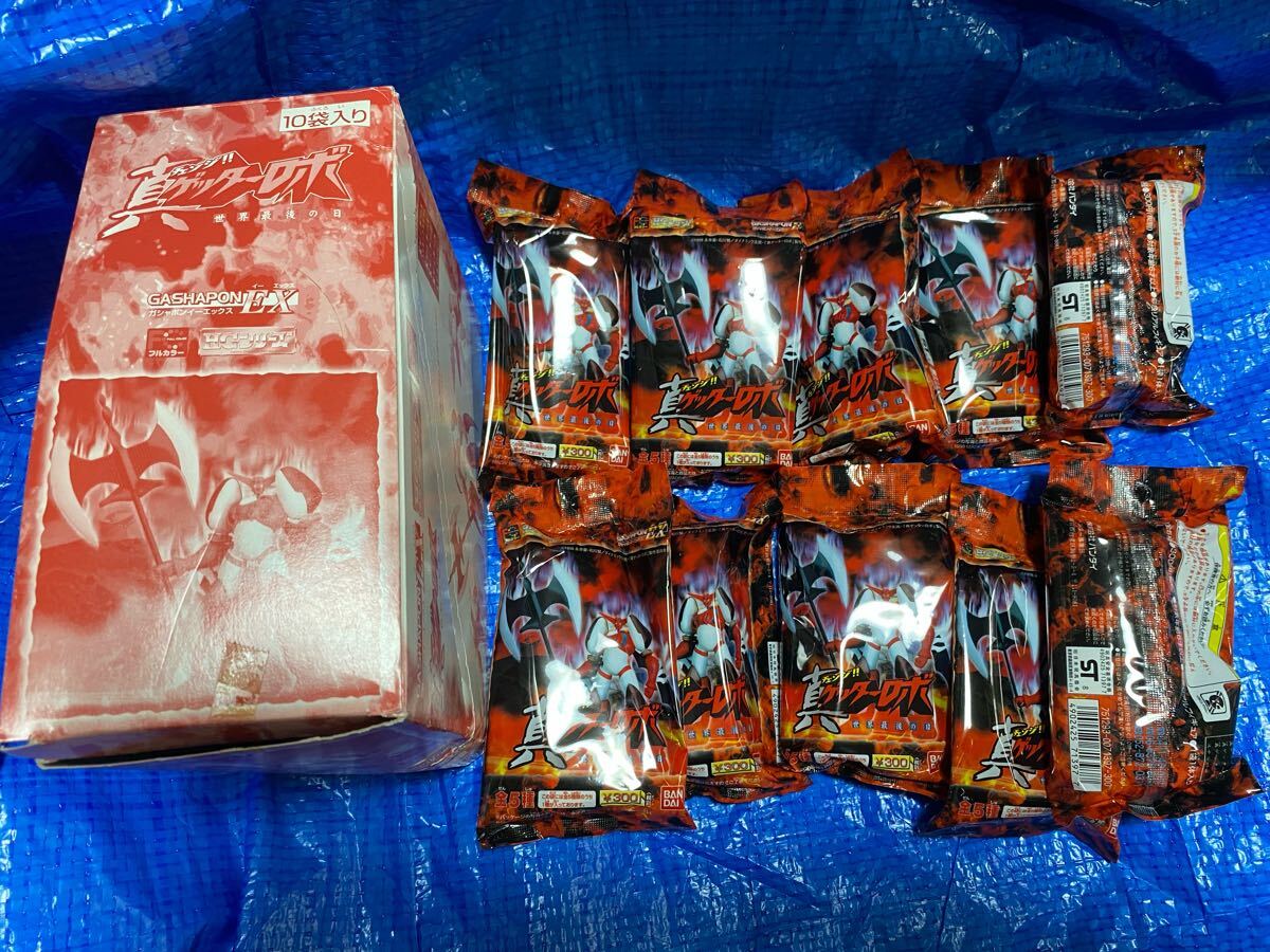 1999年製 新品未開封 真ゲッターロボ〜世界最後の日〜 HGシリーズ ガシャポンEX 彩色リアルフィギュア 全5種 10個入り 外箱付拍卖