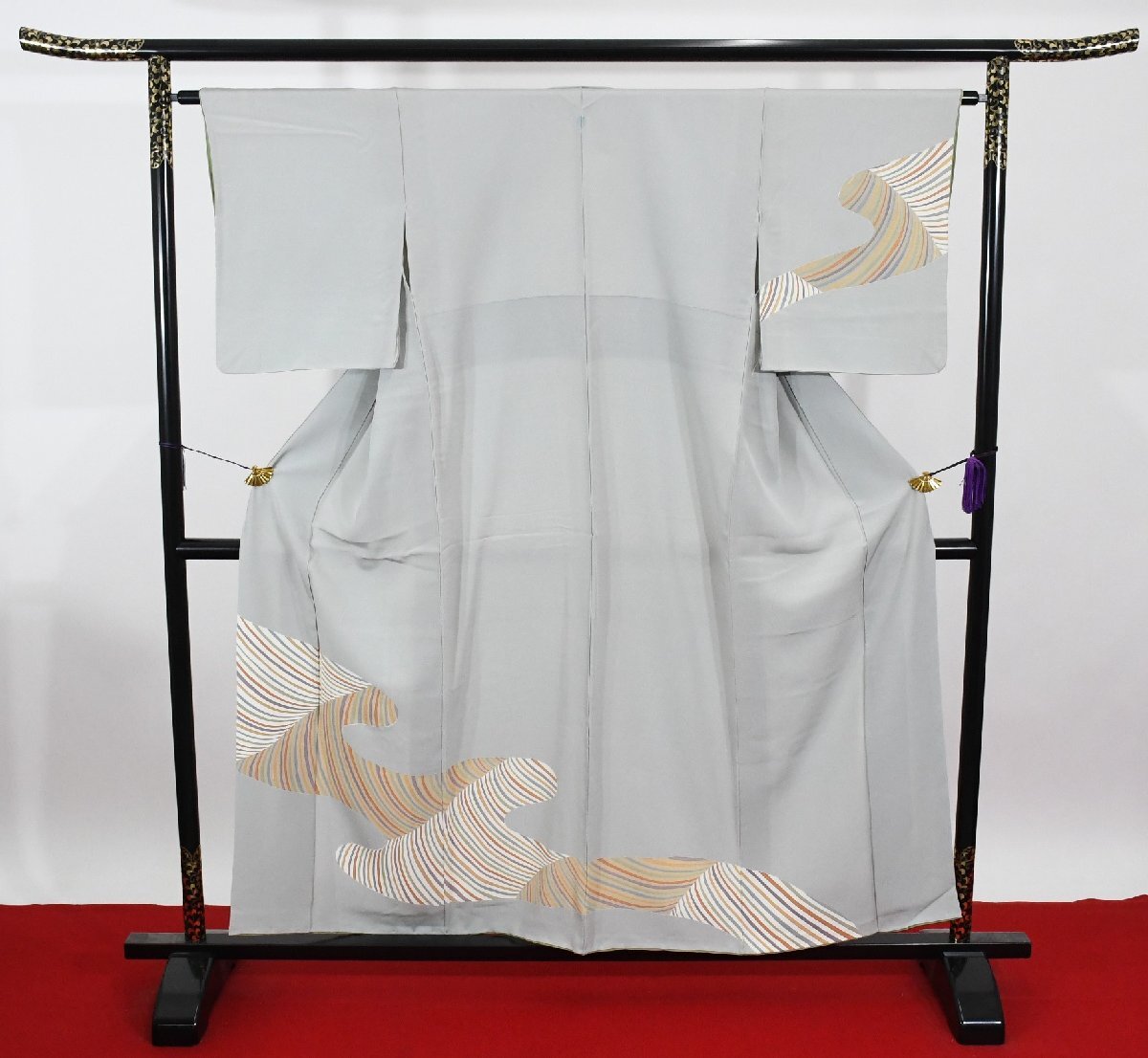 訪問着 披露宴 流水 身丈150cm 裄丈63cm ★着物 結婚式 パーティー t‐2120 桜庭呉服店拍卖